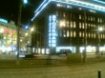 another picture of a nighttime department store in helsinki