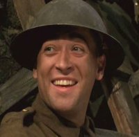 Paul Nicholls in the 1999 movie, The Trench