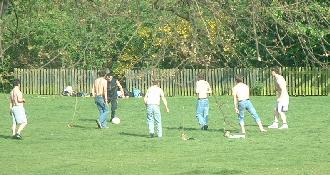 Football in the park