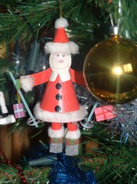 santa on my christmas tree santa on my christmas tree
