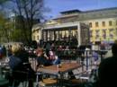 twelve months ago listening to jazz in the helsinki sunshine