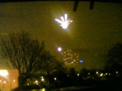 fireworks behind my house
